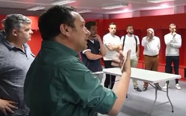 Reunión del cuerpo técnico · Girona FC, 2018